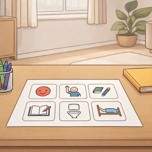 Upptäck den nya sidan som hjälper dig att komma igång med materialet på SOS NPF. En kort och tydlig guide för att använda bildstöd och visuellt stöd i vardagen.